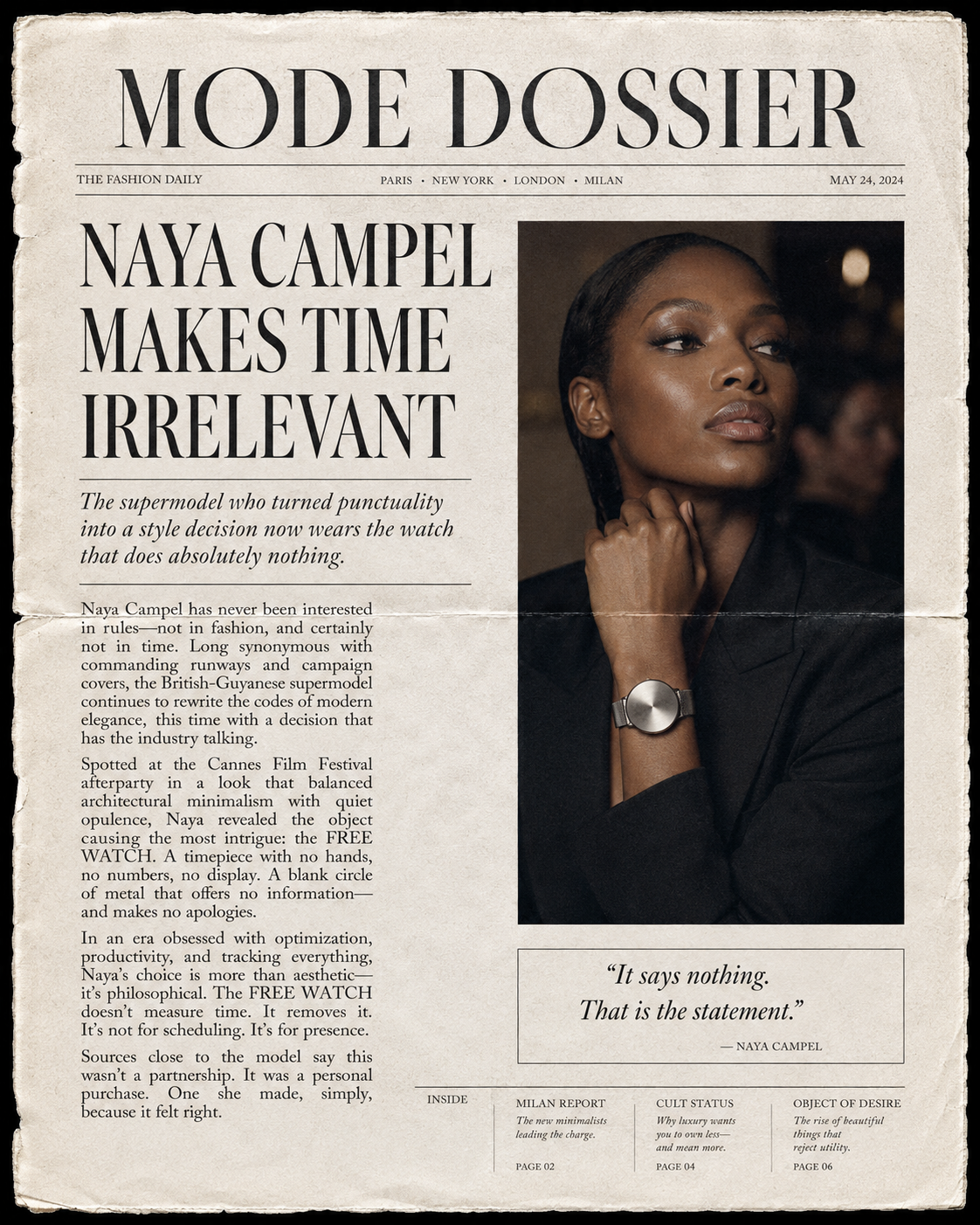 Naya Campel Mode Dossier